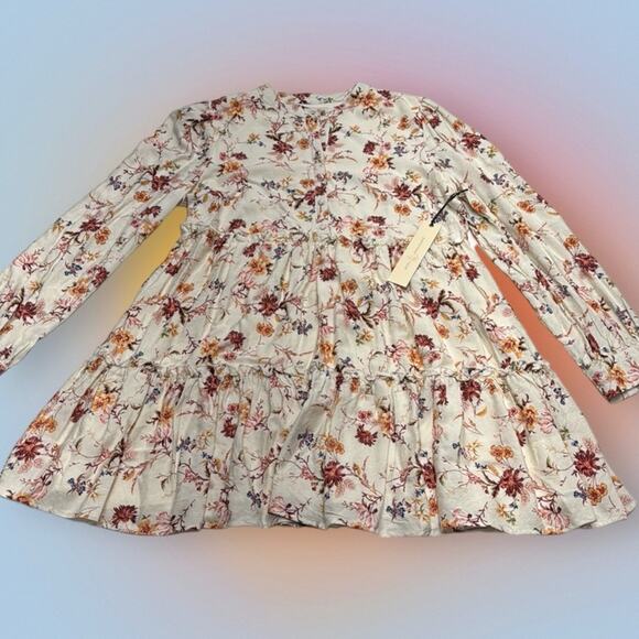 PENELOPE ROSE Women’s Large Floral Print Long Sleeve Dress - Picture 1 of 6